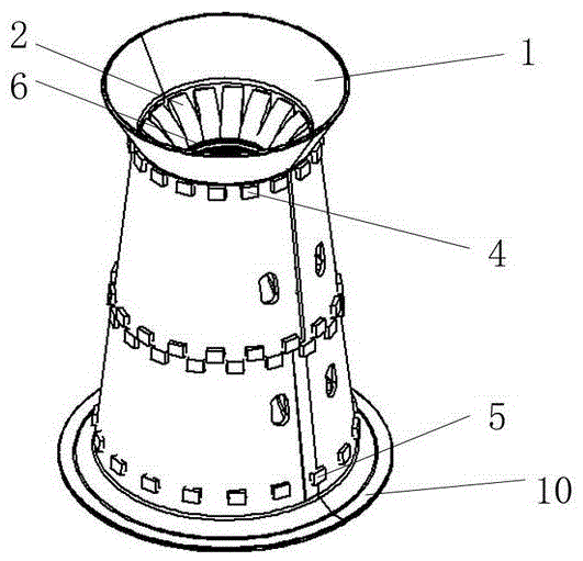 Device for removing slurry on outer wall of drilling rig