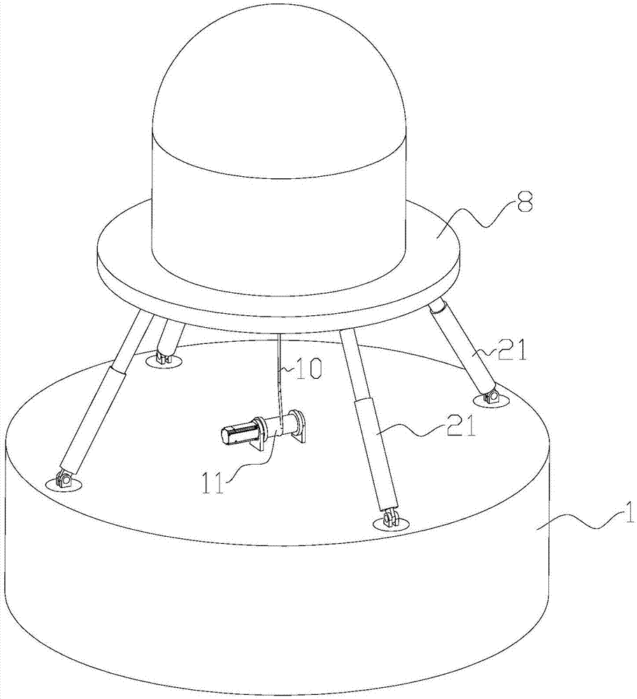 Anti-seismic system of simulation tree house