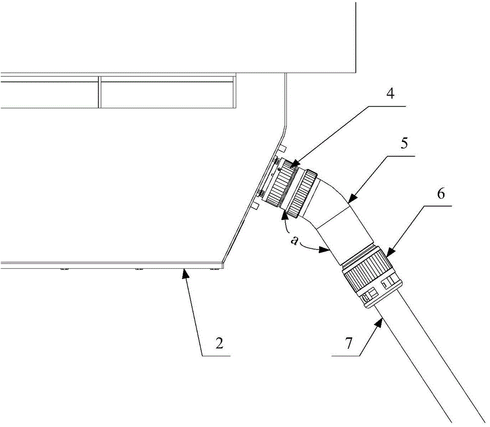 Jumper wire applied to electric locomotive vehicle