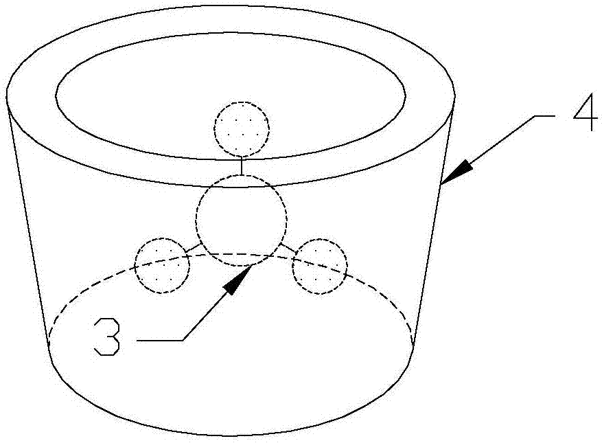 Facial mask with massage function and preparation method