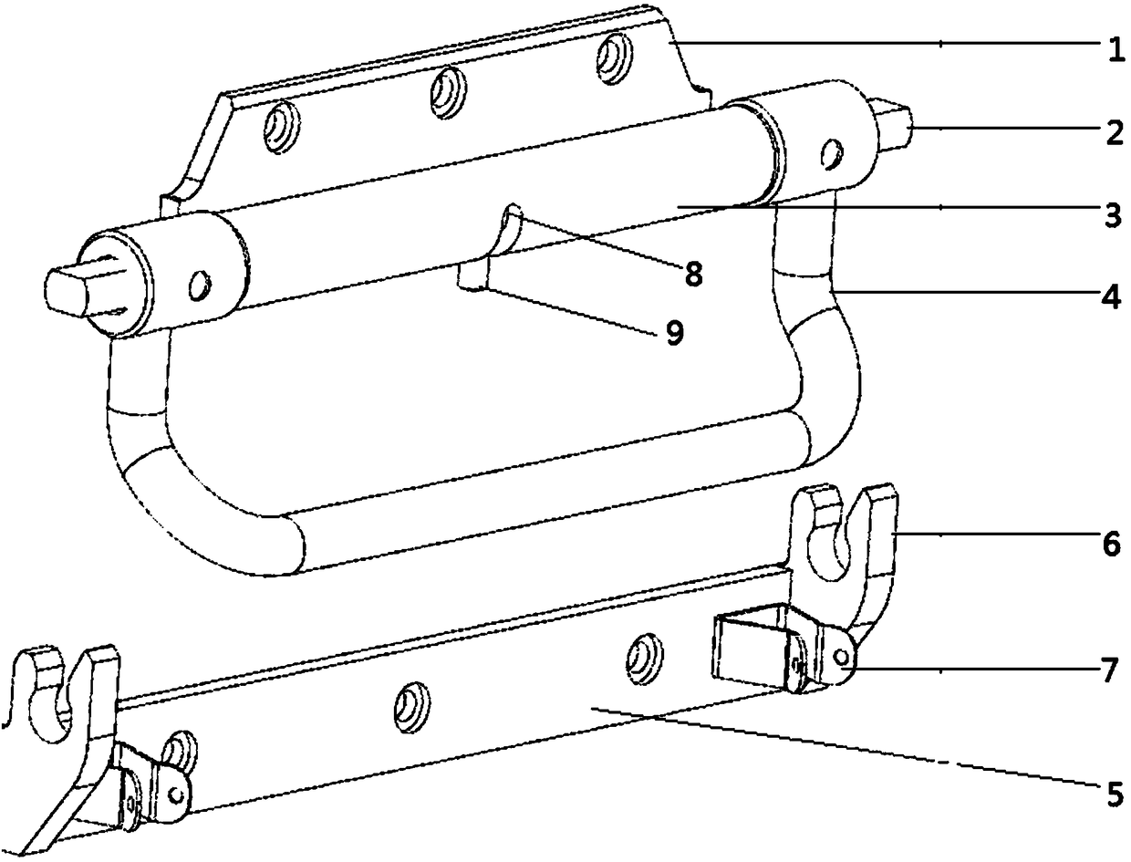 A lock structure applied in shock and vibration scene
