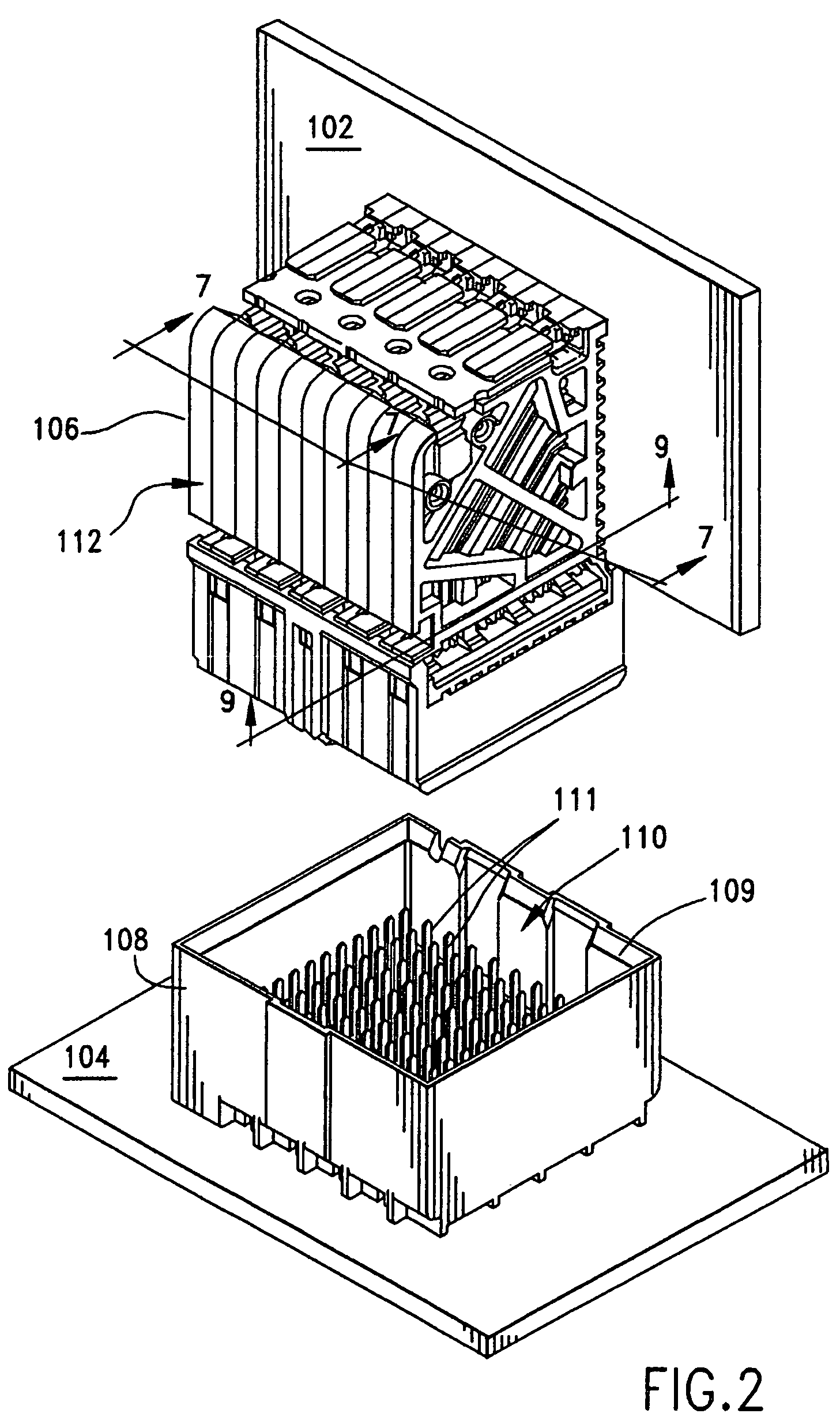 Impedance control in connector mounting areas