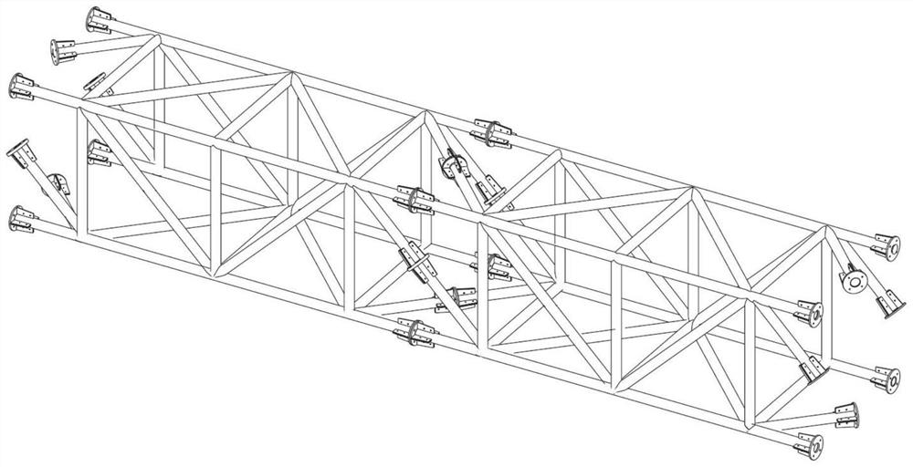 Assembly type truss joint, assembly type truss structure and assembly method