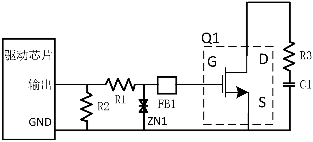A driver based on a gallium nitride power device and a printed circuit layout