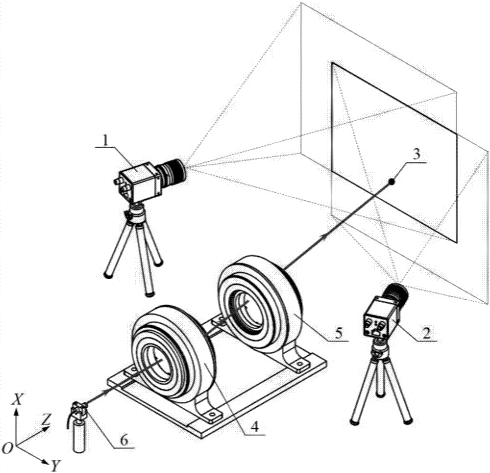 High precision visual guidance laser tracking method