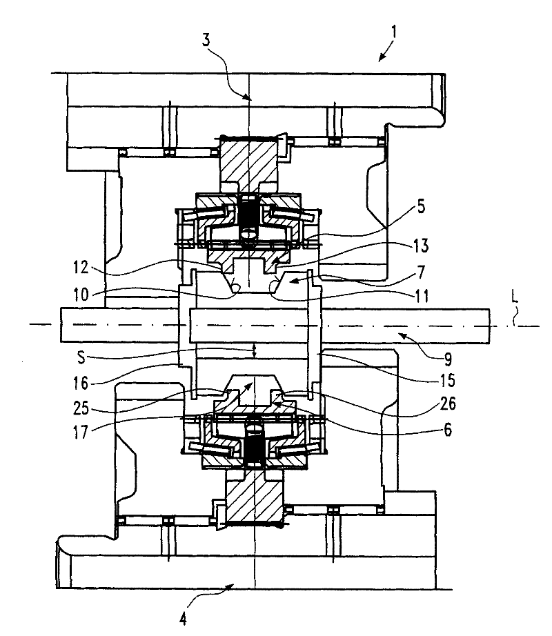 Gear-change device