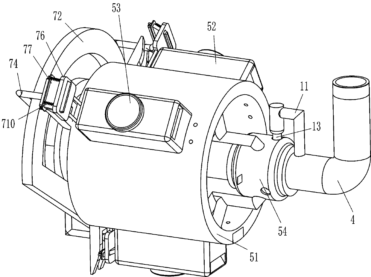 Exhaust type valve bag powder filling machine