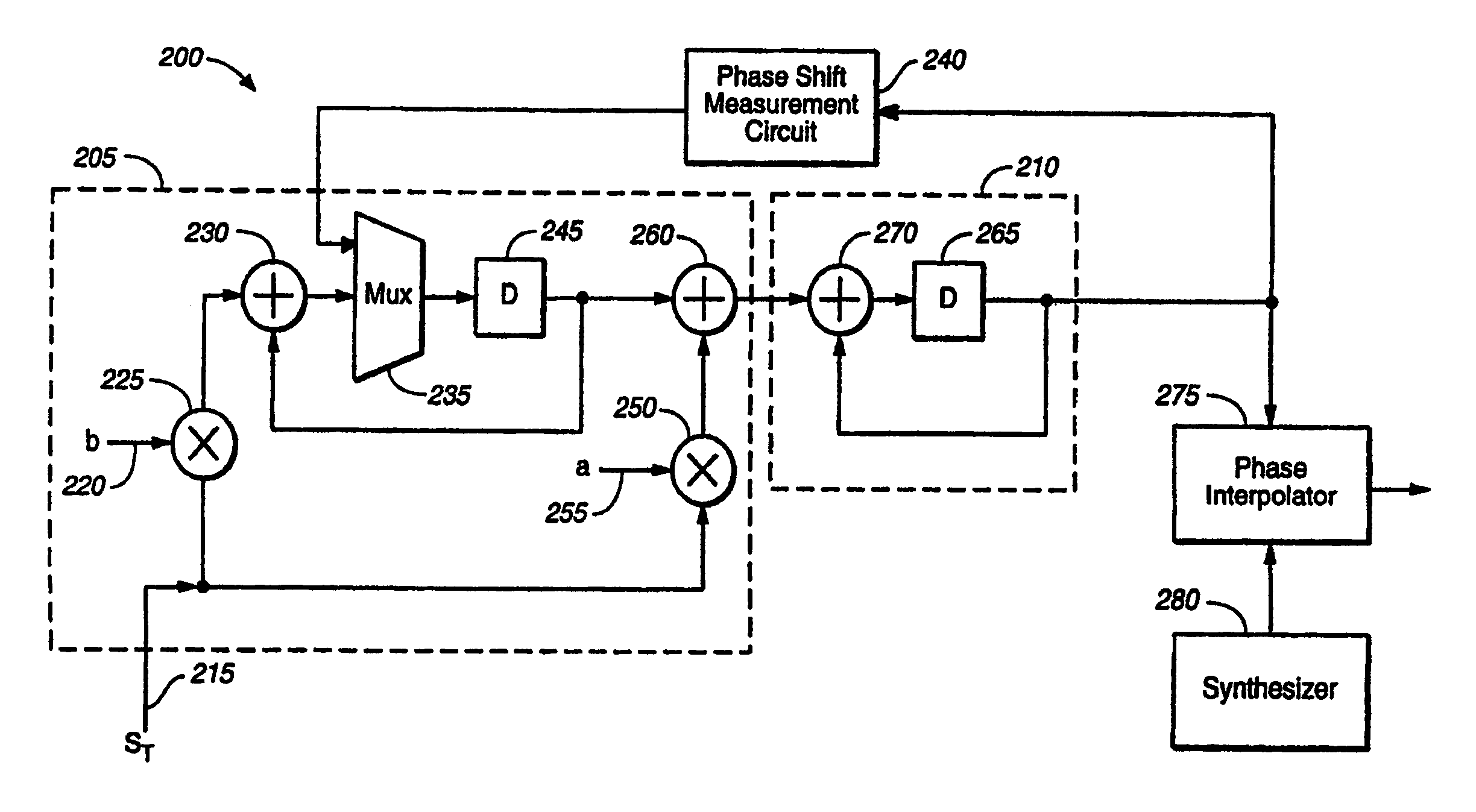 High latency timing circuit