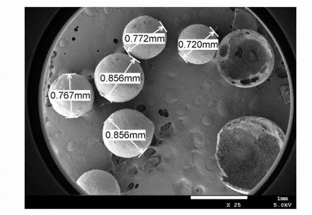 SiO2-Al2O3 hollow ceramic ball and preparation method thereof