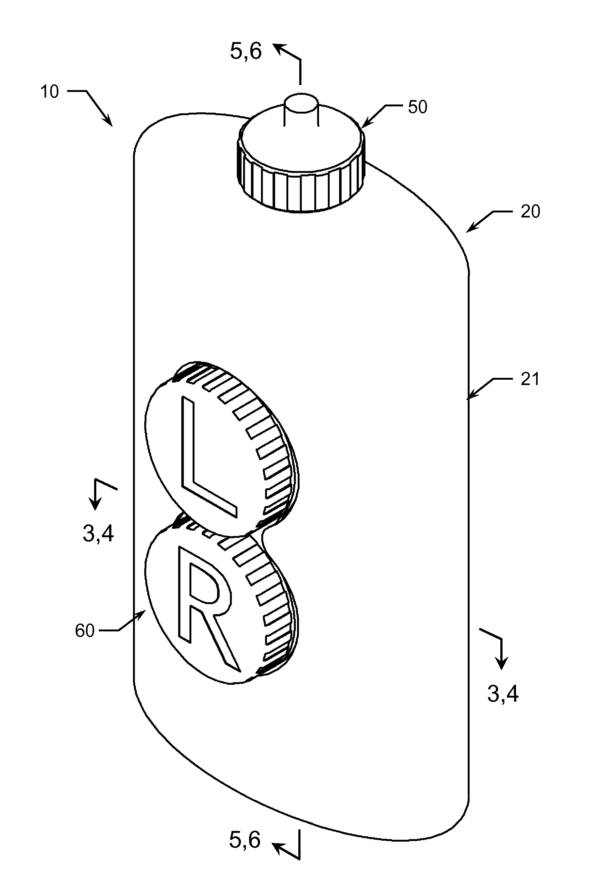 Contact Lens Case and Solution container Travel Apparatus