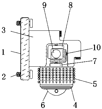 An adjustable camera mount with protection