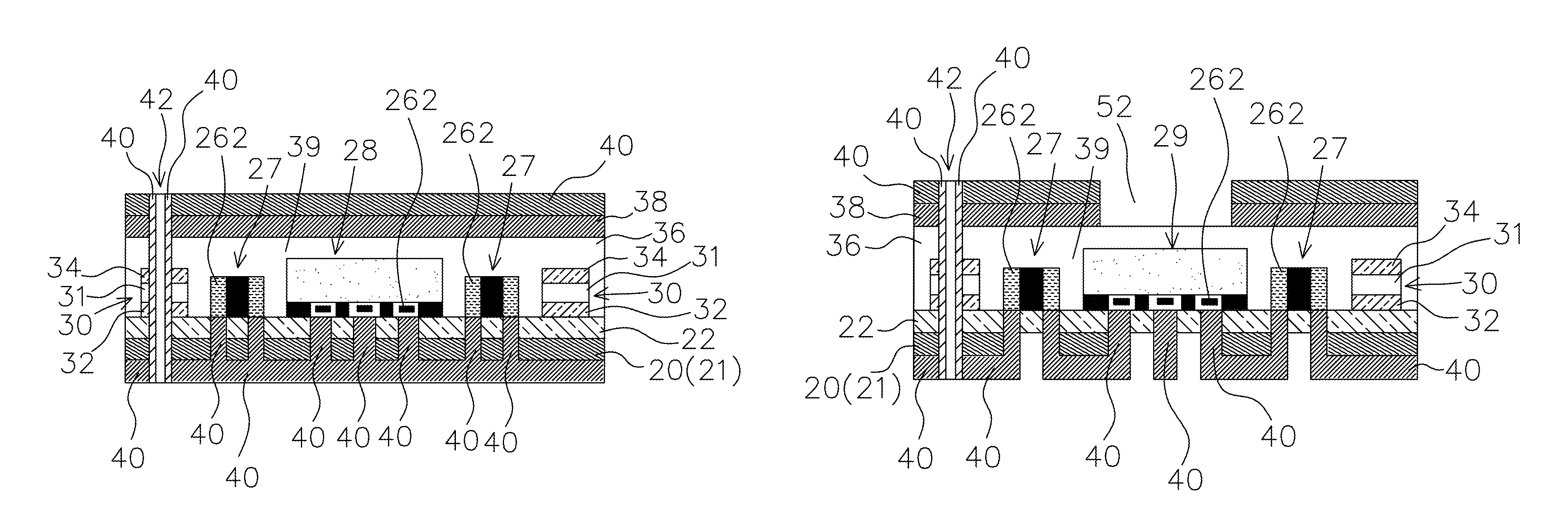 Method for directly attaching dielectric to circuit board with embedded electronic devices