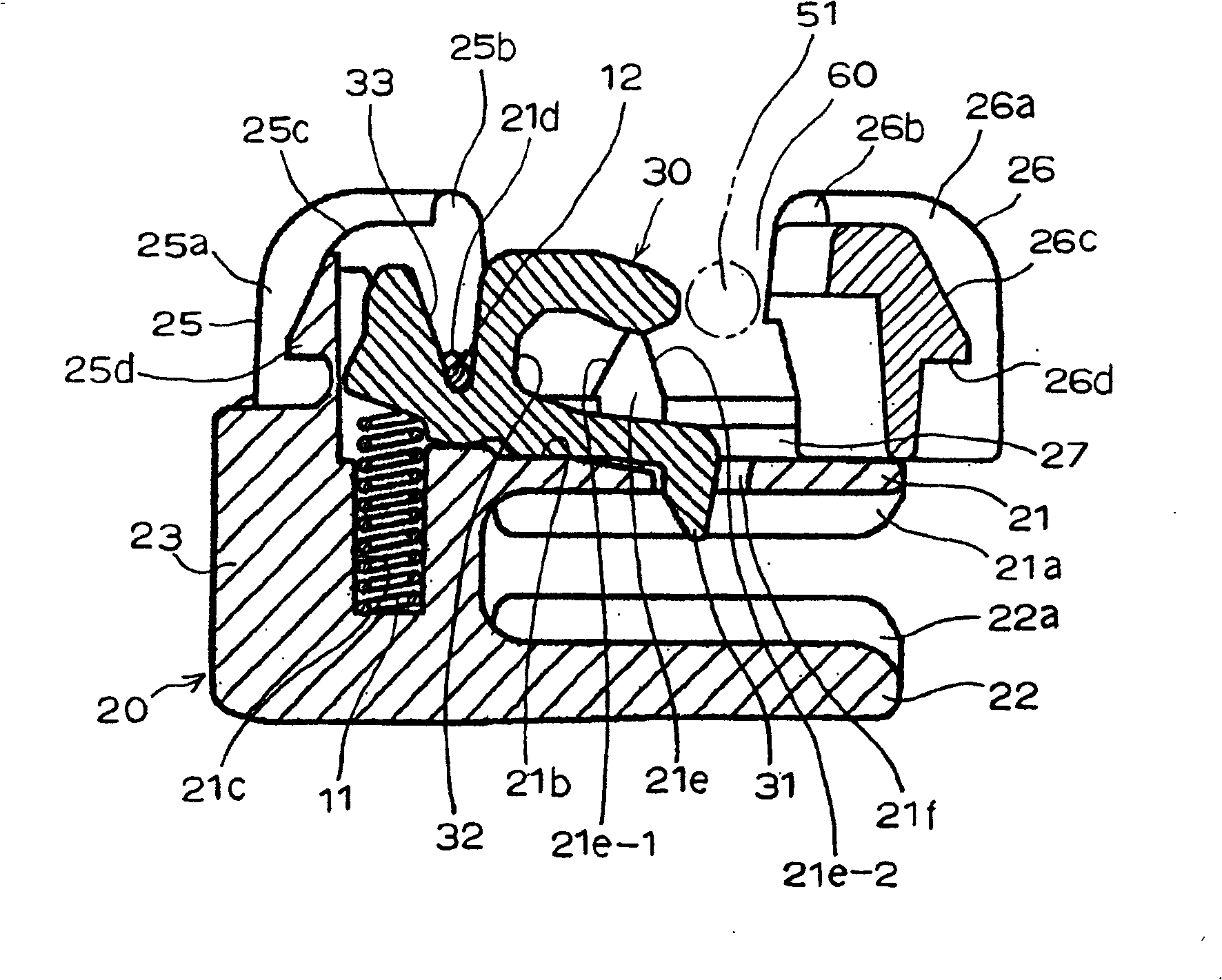 Slider for slide fastener with automatic stopper