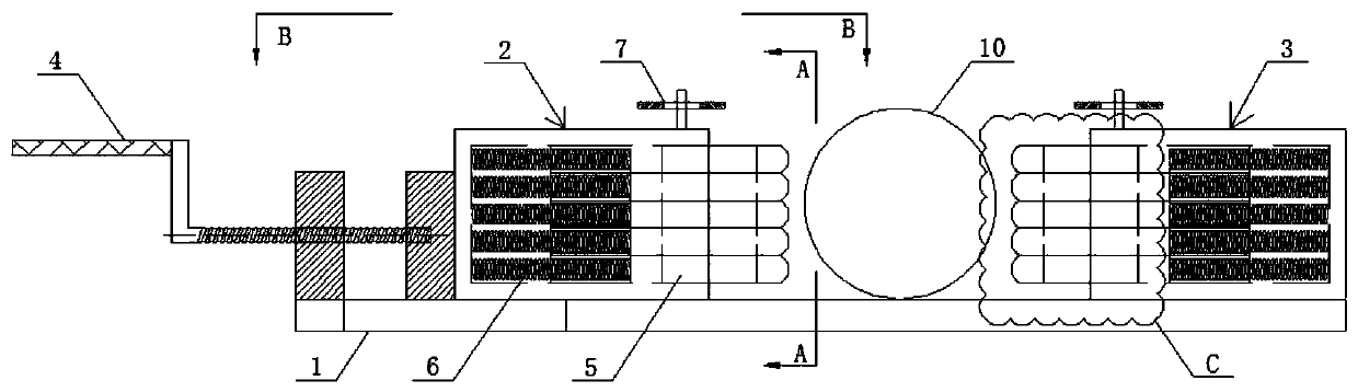 A brittle core and irregular core clamping device and its core drilling method