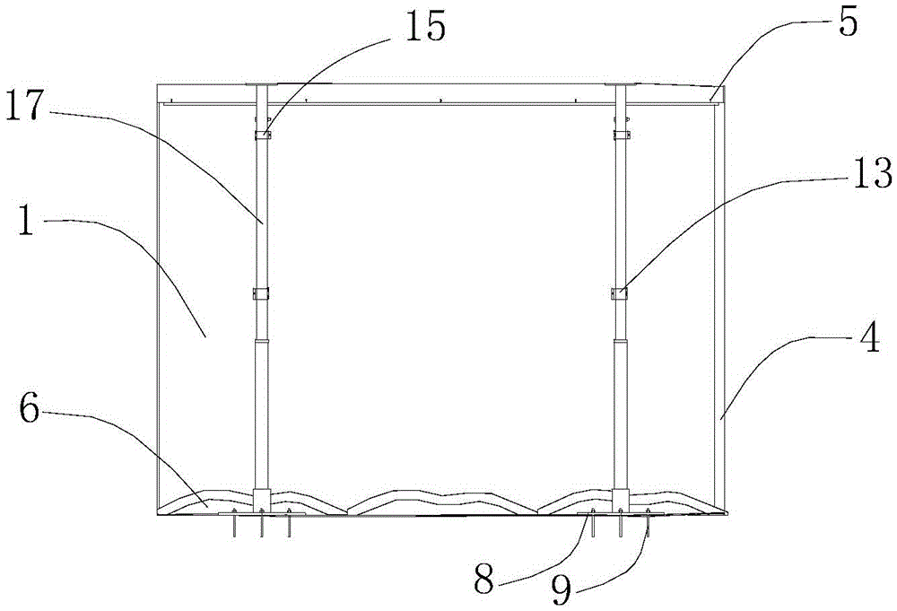 Roadside seal device for retaining roadways along goaf and application method thereof