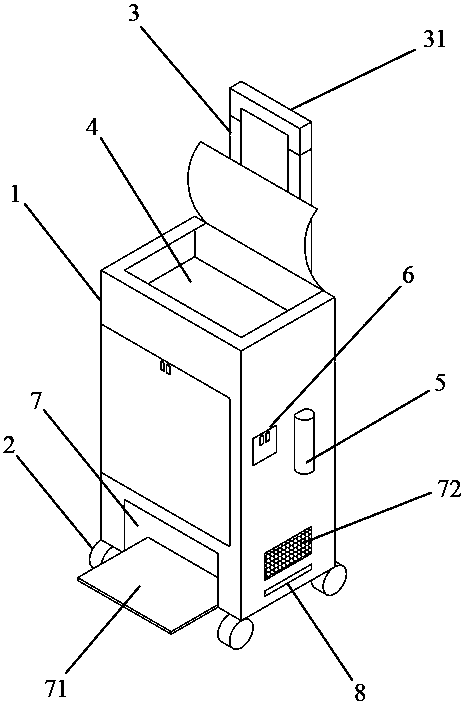 Luggage case convenient for shoe carrying and night walking