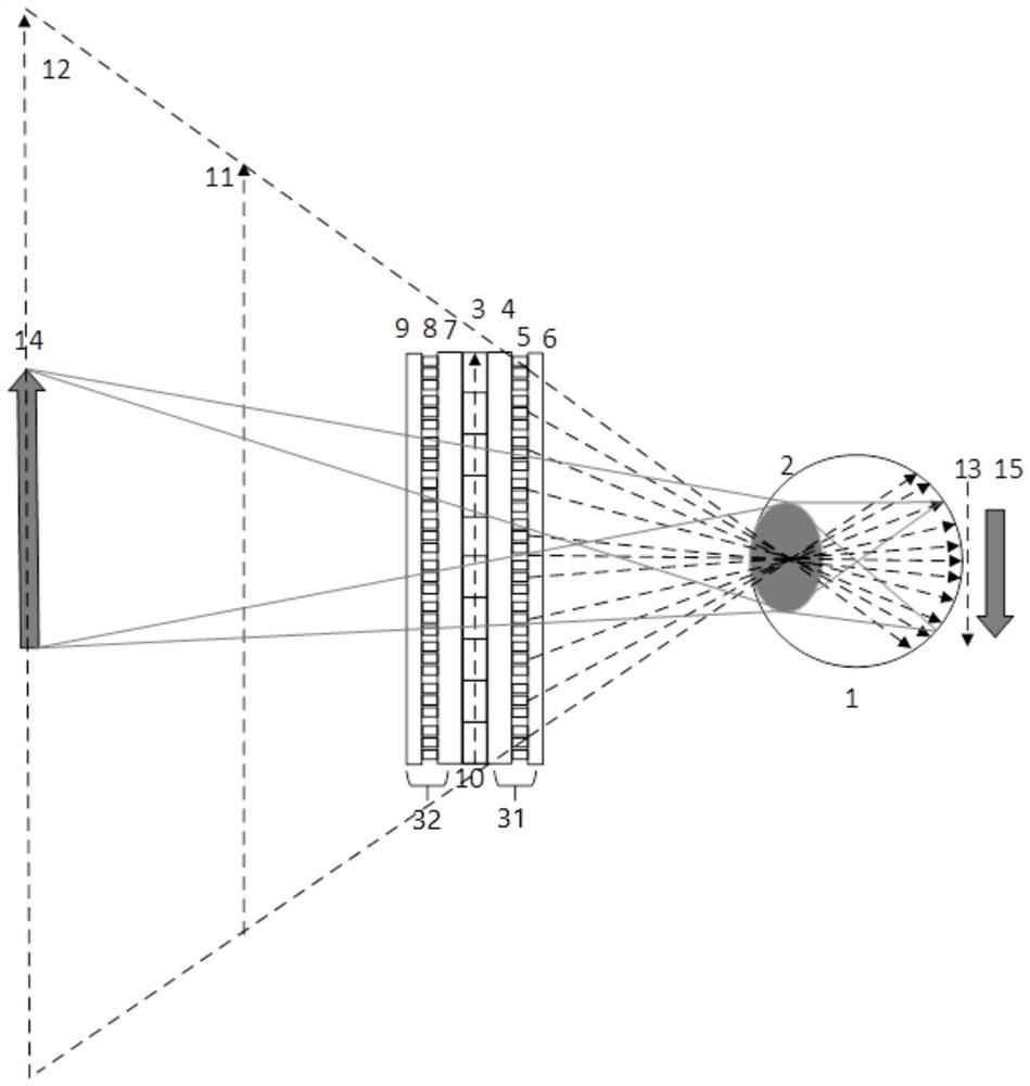 Metasurface micro-nano near-eye display based on retina display