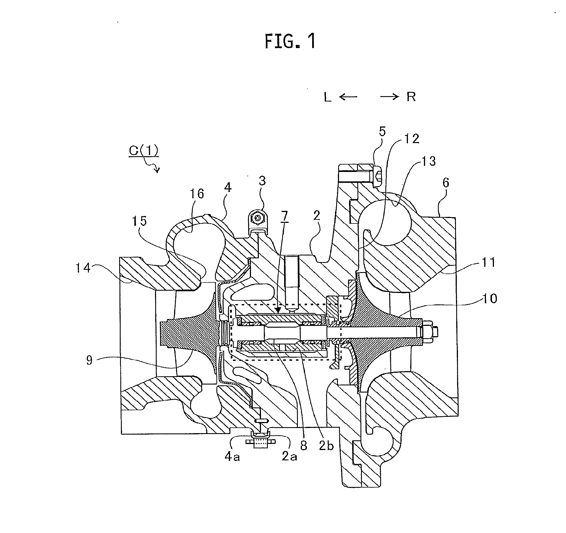 Bearing structure and turbocharger