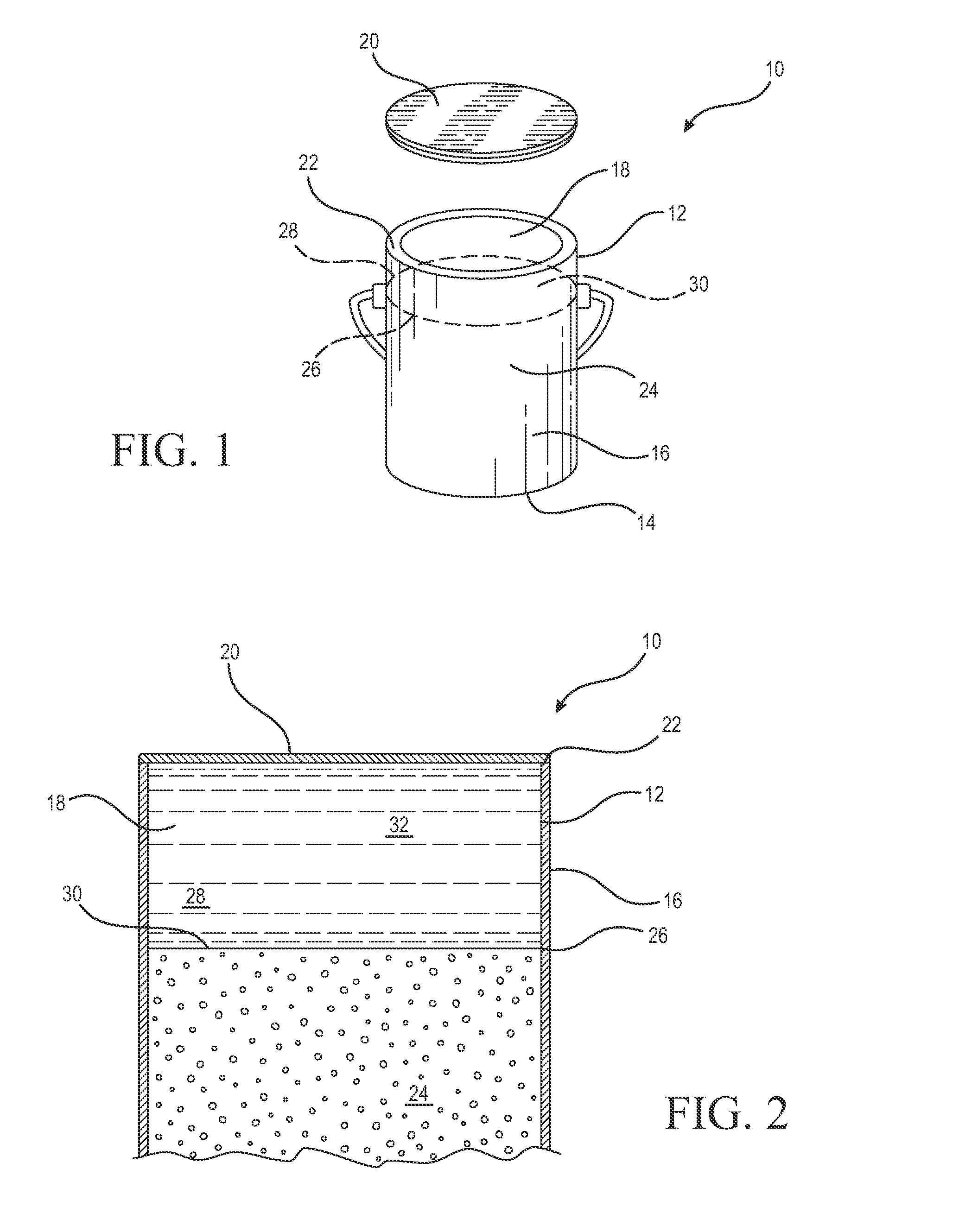 Two-phase packaging of ready mix joint compound