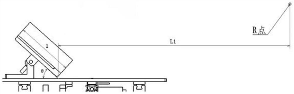 Footrest comfort verification device and evaluation method