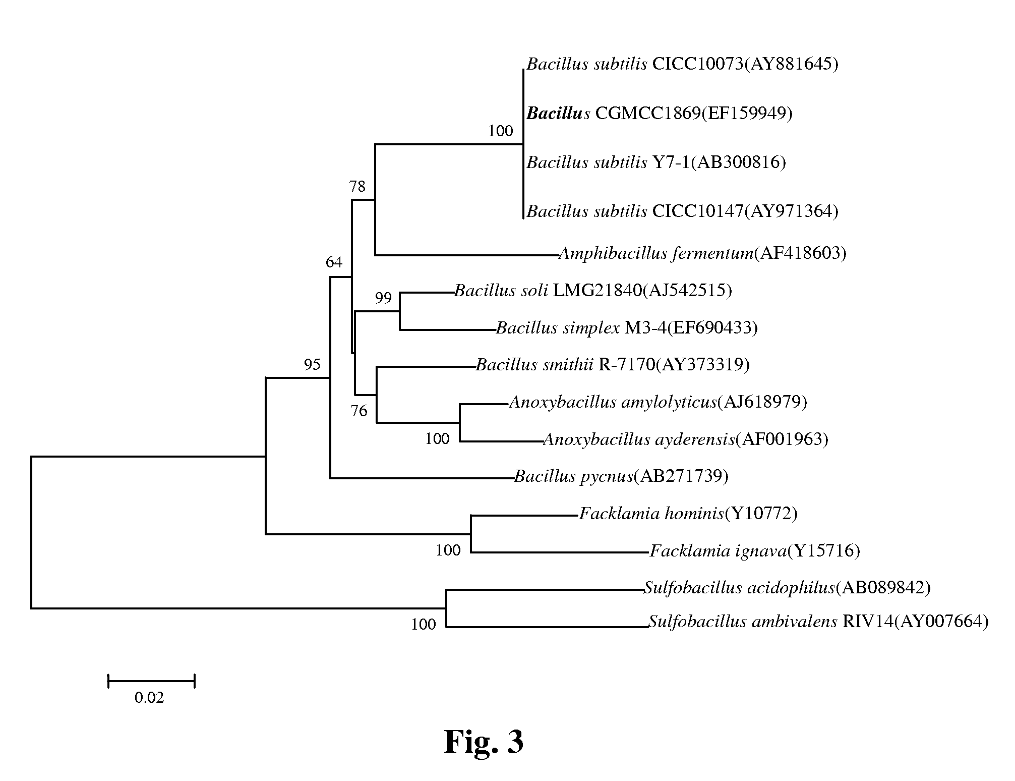 Bacillus subtilis mutant strain and a fermentation method for producing acetoin using this organism