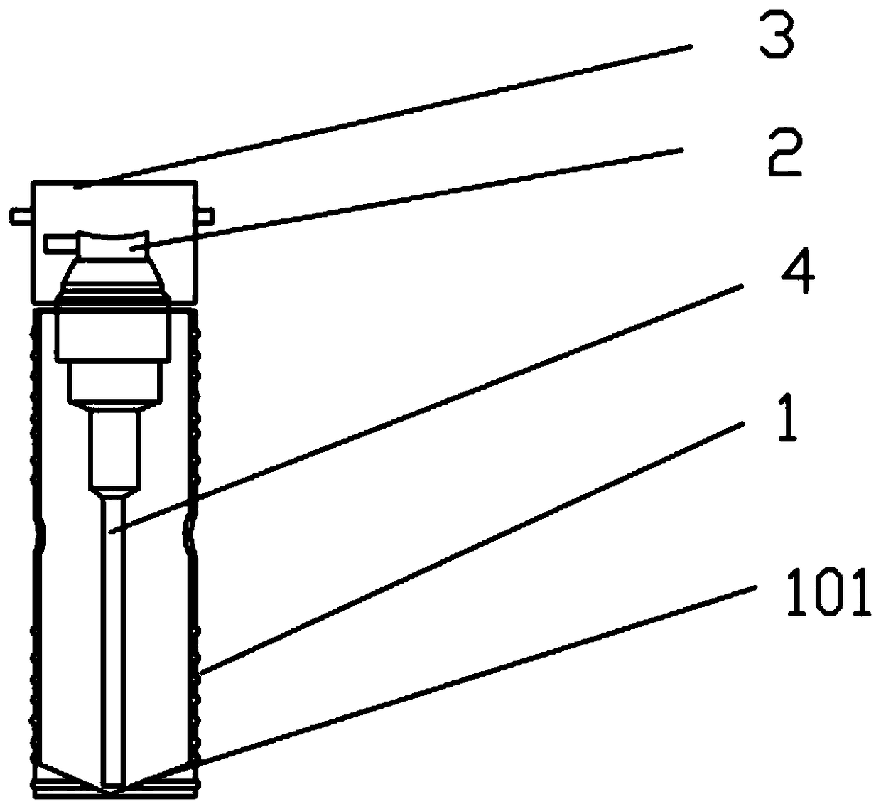 Anti-skid plastic bottle