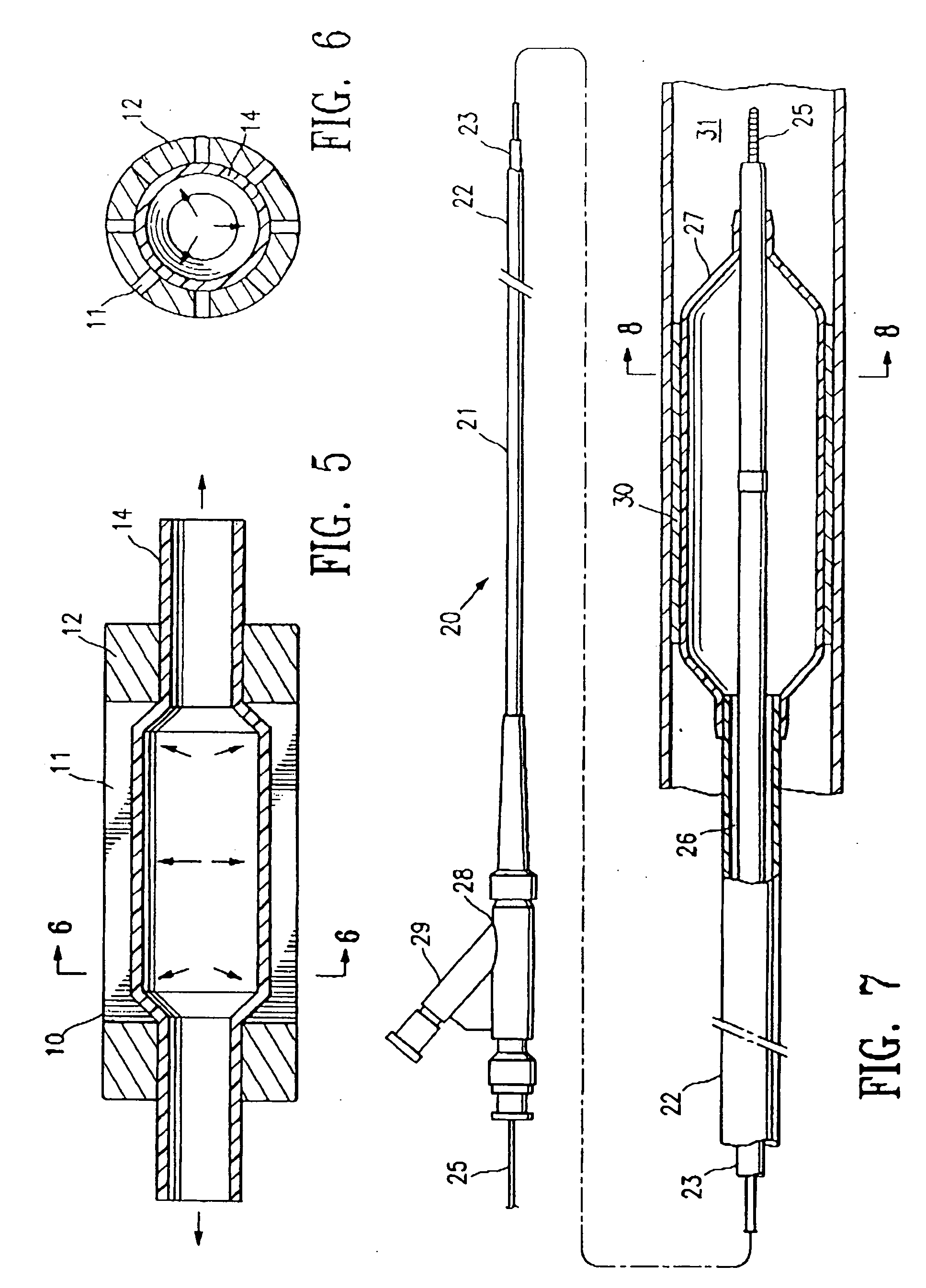 Slotted mold for making a balloon catheter