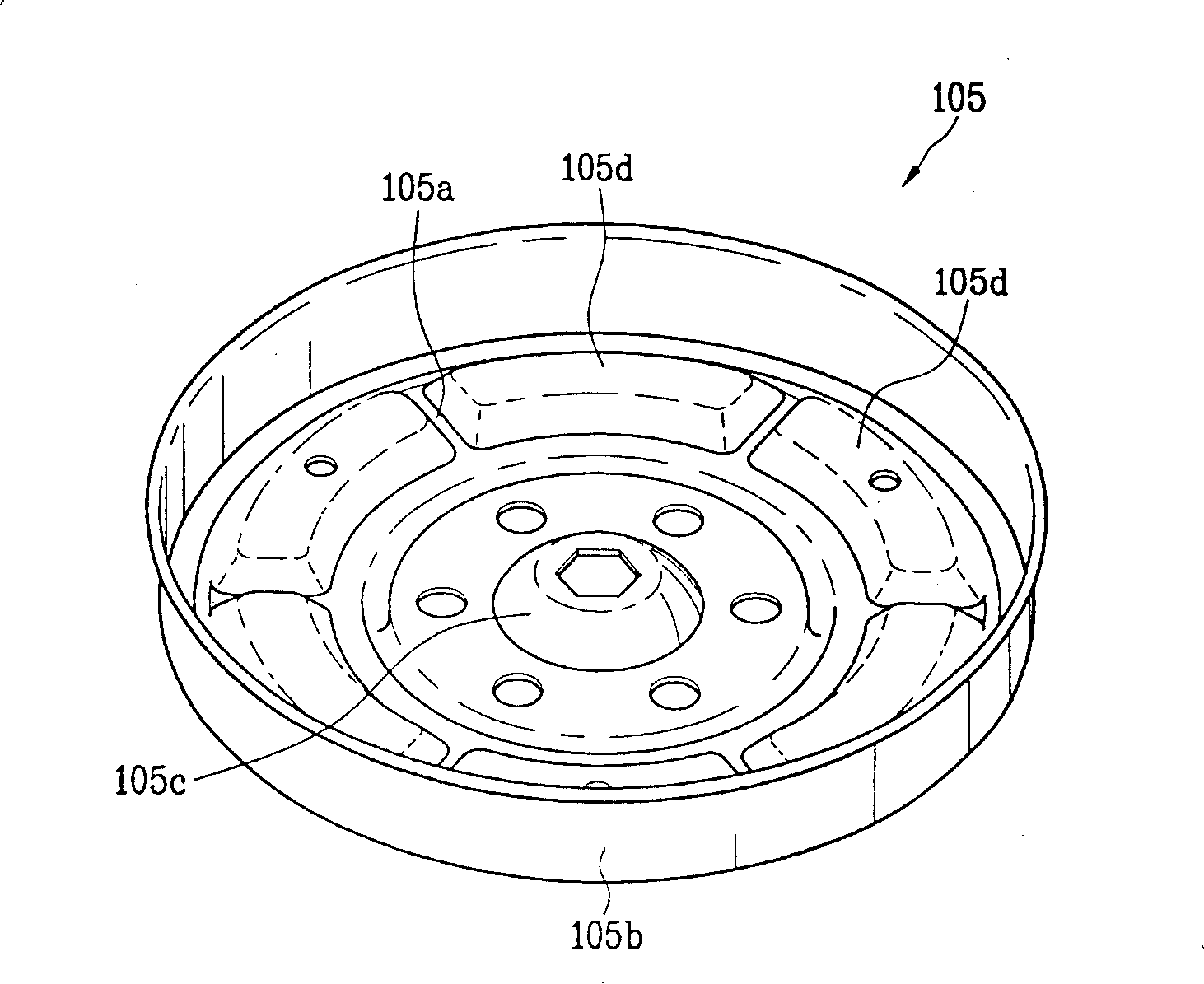 Pulley for drum washing machine