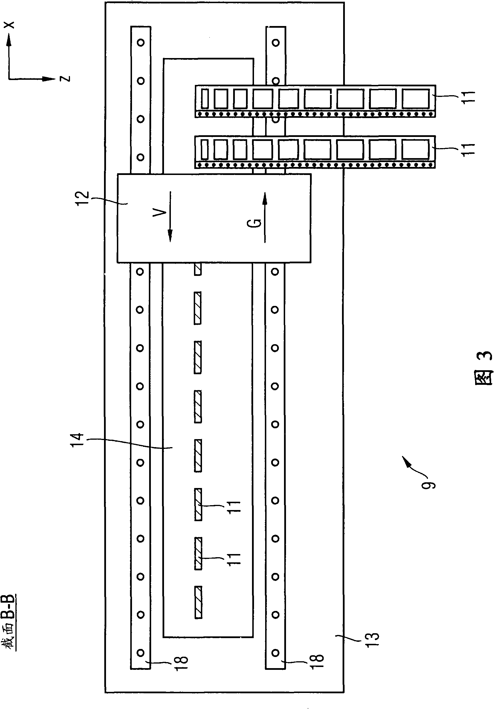 Cutting device for shortening component belts, supply device and automatic loader