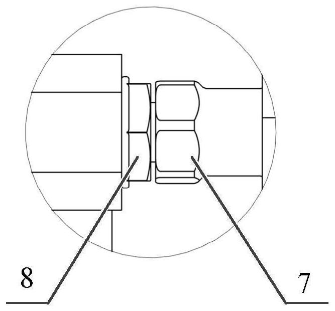 Auxiliary clamping device for airtightness detection of liquid cooling module