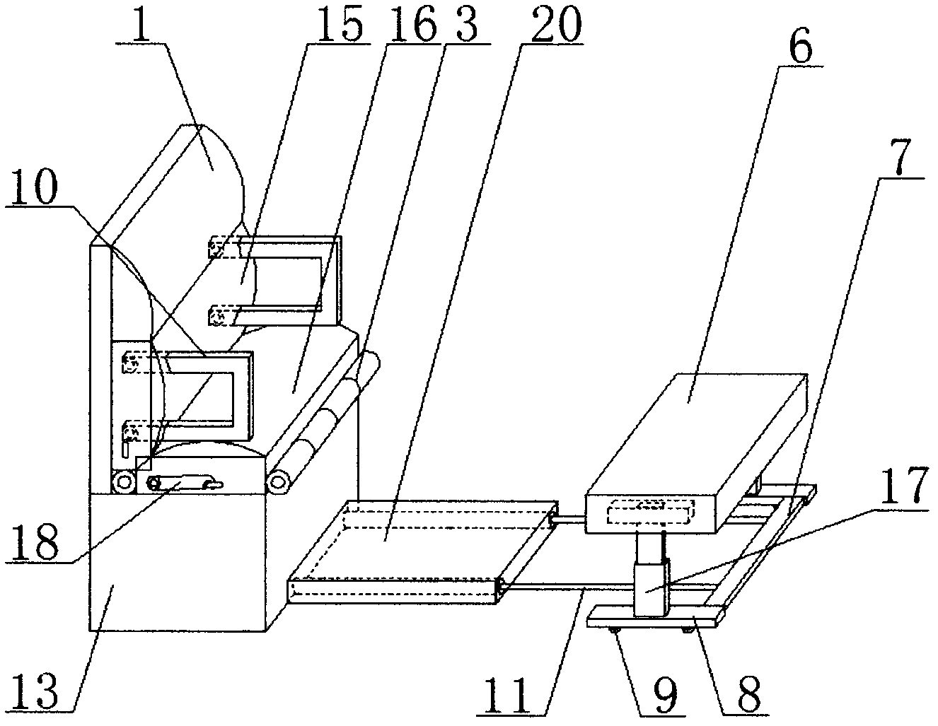 Folding bed with desk and using method thereof