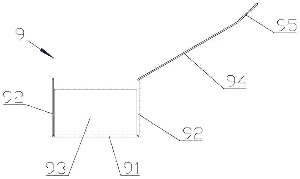 An unpacking and delivering device