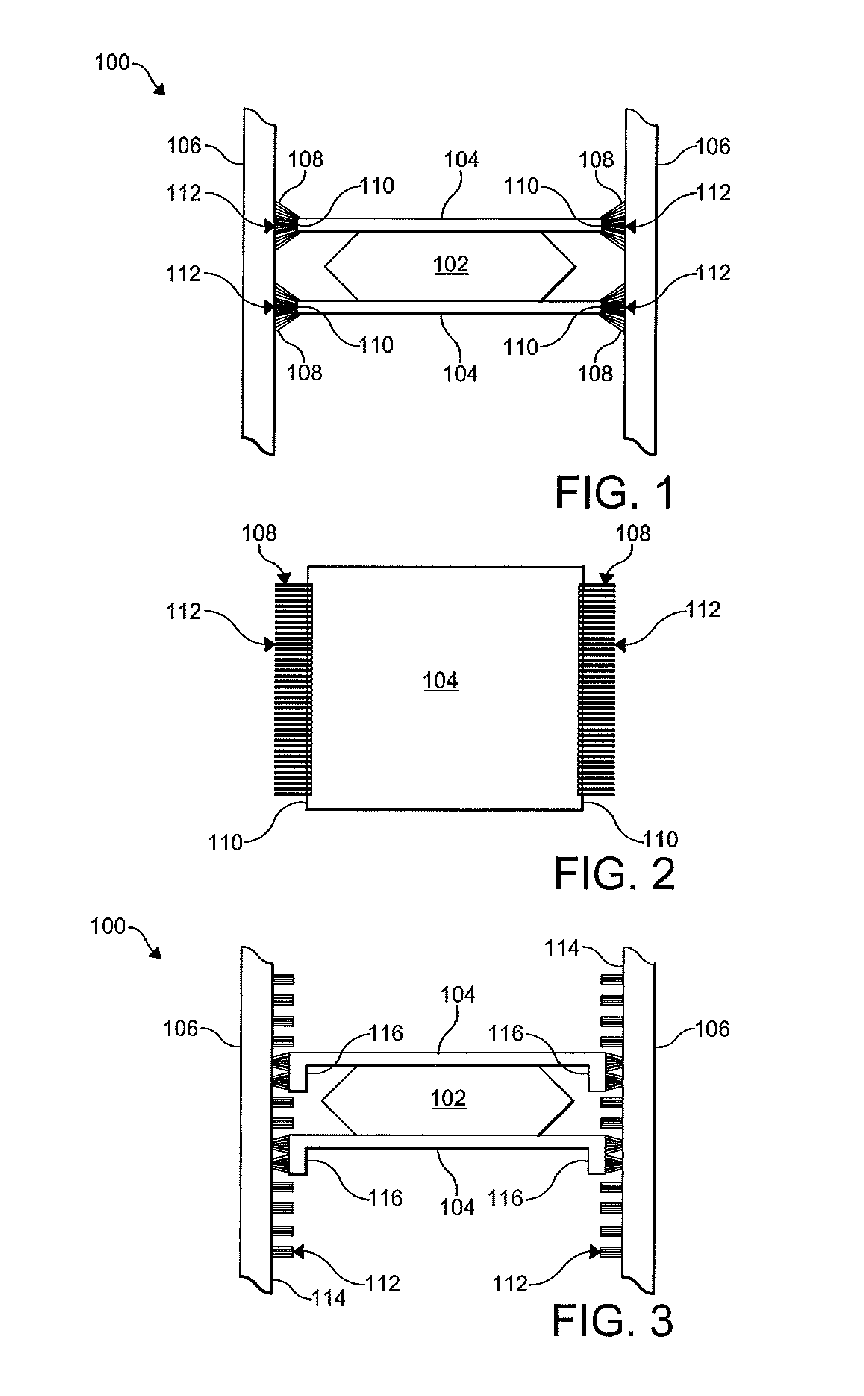 Carbon fiber thermal interface for cooling module assembly