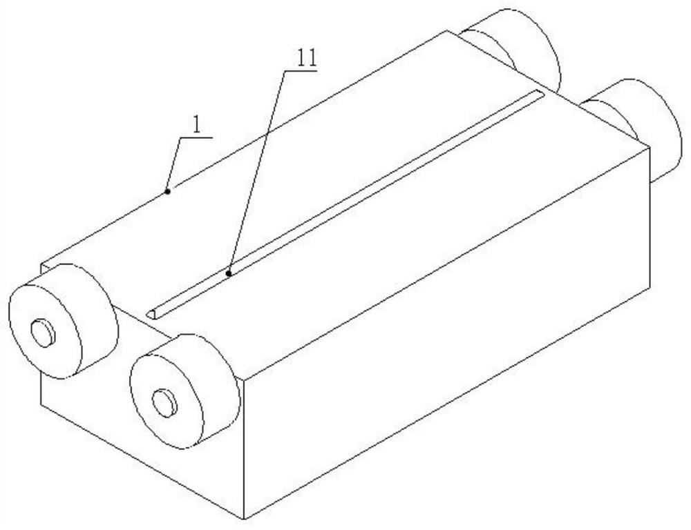 Concrete carbonization depth measuring device and measuring method thereof