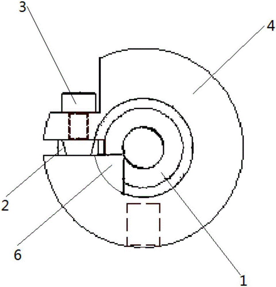 Circle finishing chamfering device used for tube stock