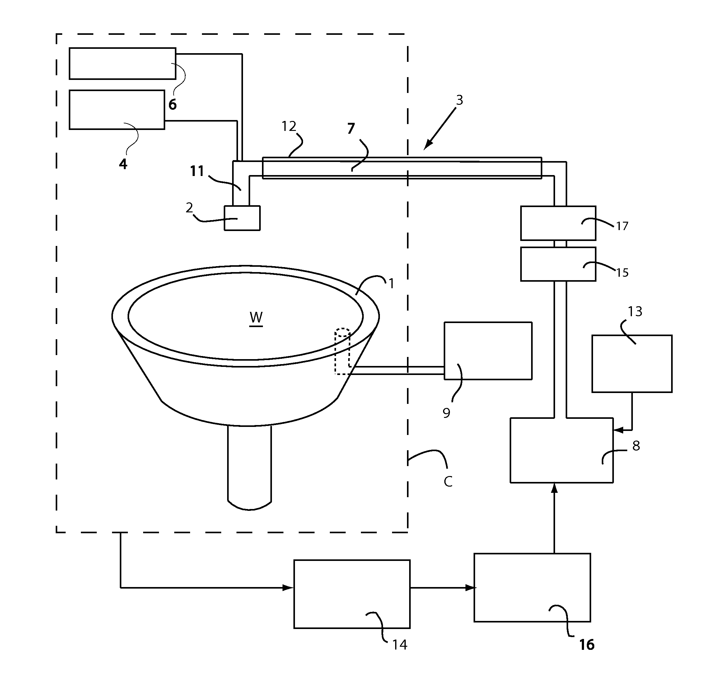 Method and apparatus for drying a semiconductor wafer