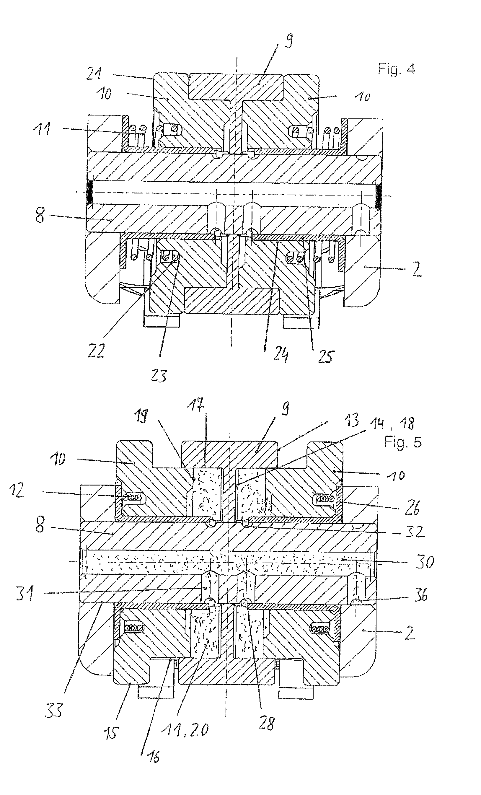 Switchable lever for a valve drive of an internal combustion engine