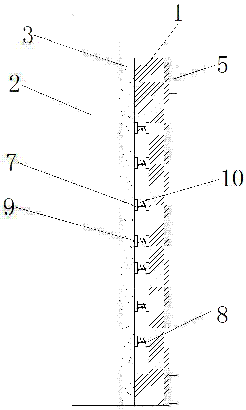 A high-strength earthquake-resistant building wall connection structure