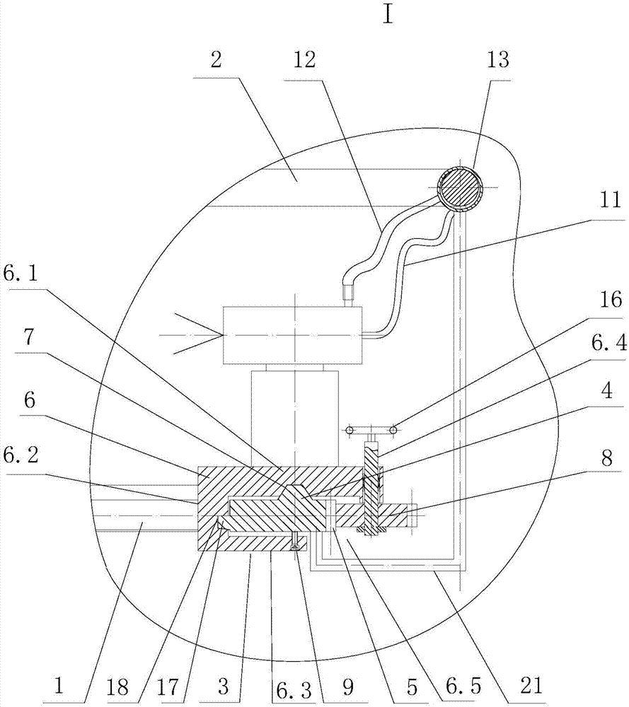 A spraying tool for elongated automotive interior parts