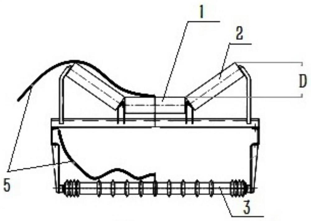 A kind of on-site maintenance method for the drum rubber coating of the head of the reclaimer