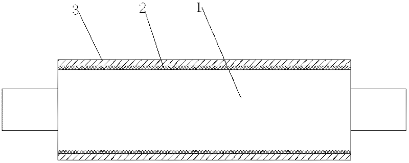 Method for manufacturing composite straightening roll by overlaying