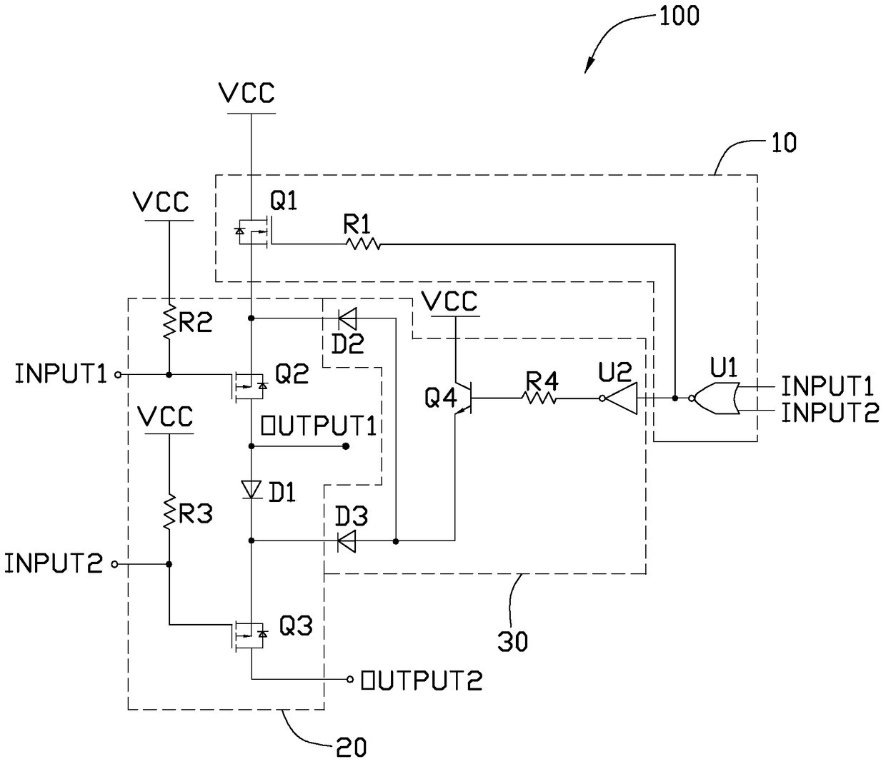 Voltage sequence output circuit