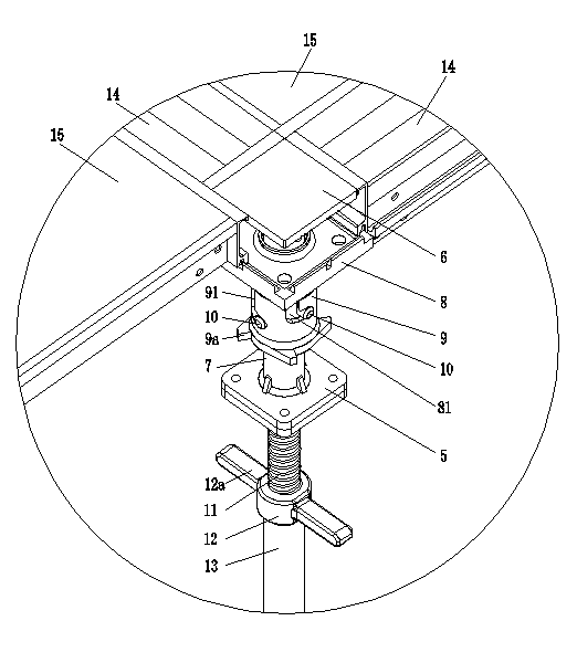 Early-detaching combined template system