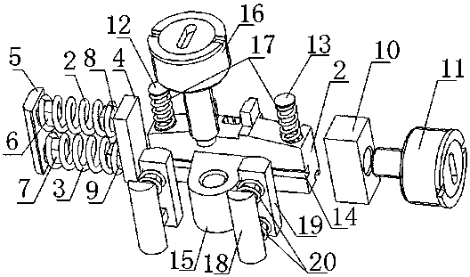 Light source adjustment mechanism for red dot sight