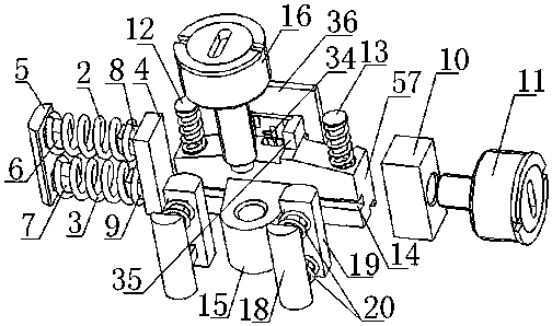 Light source adjustment mechanism for red dot sight