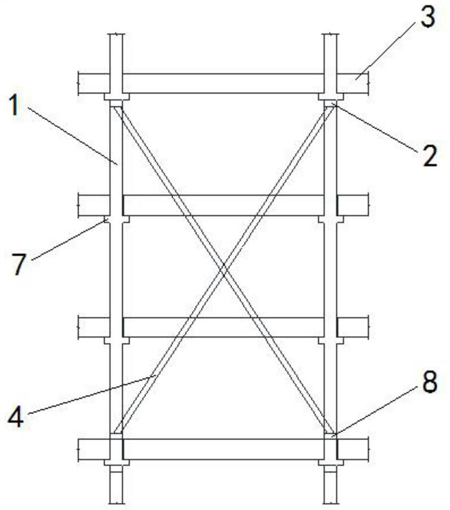 A prefabricated frame structure suitable for high erosion environments such as salt lake areas