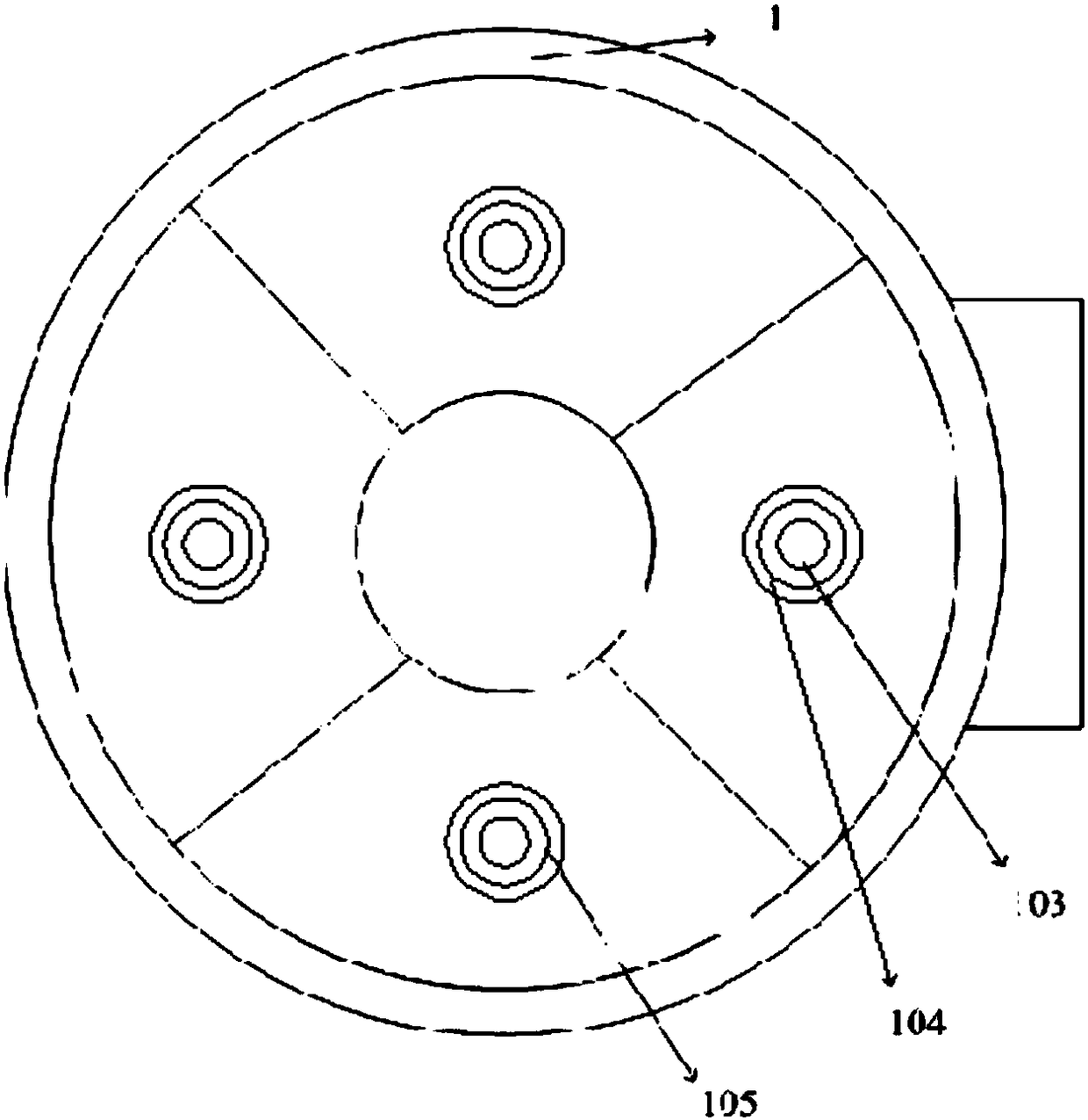 A multi-area monitoring anti-pasting electric baking pan based on light sensor