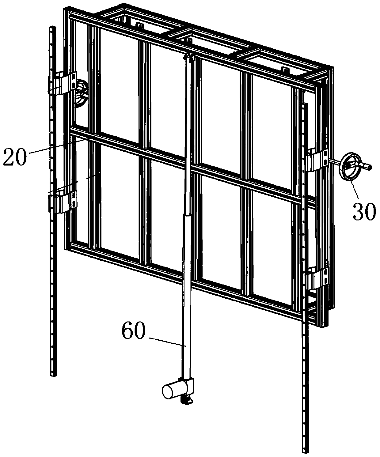 Metering box temperature rise test device