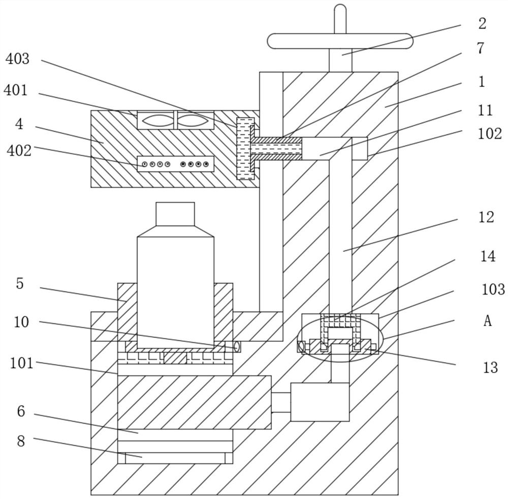 Sealing machine for lubricating oil production