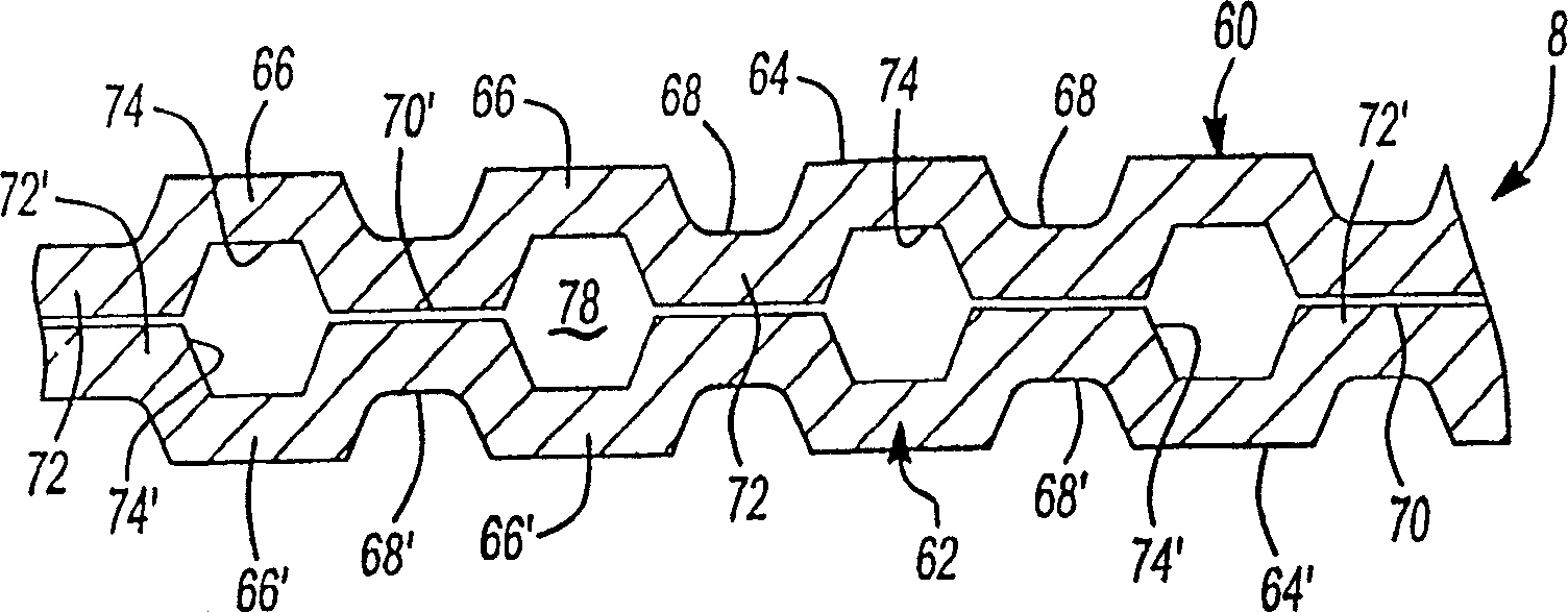 Coolant flow field design for fuel cell stacks